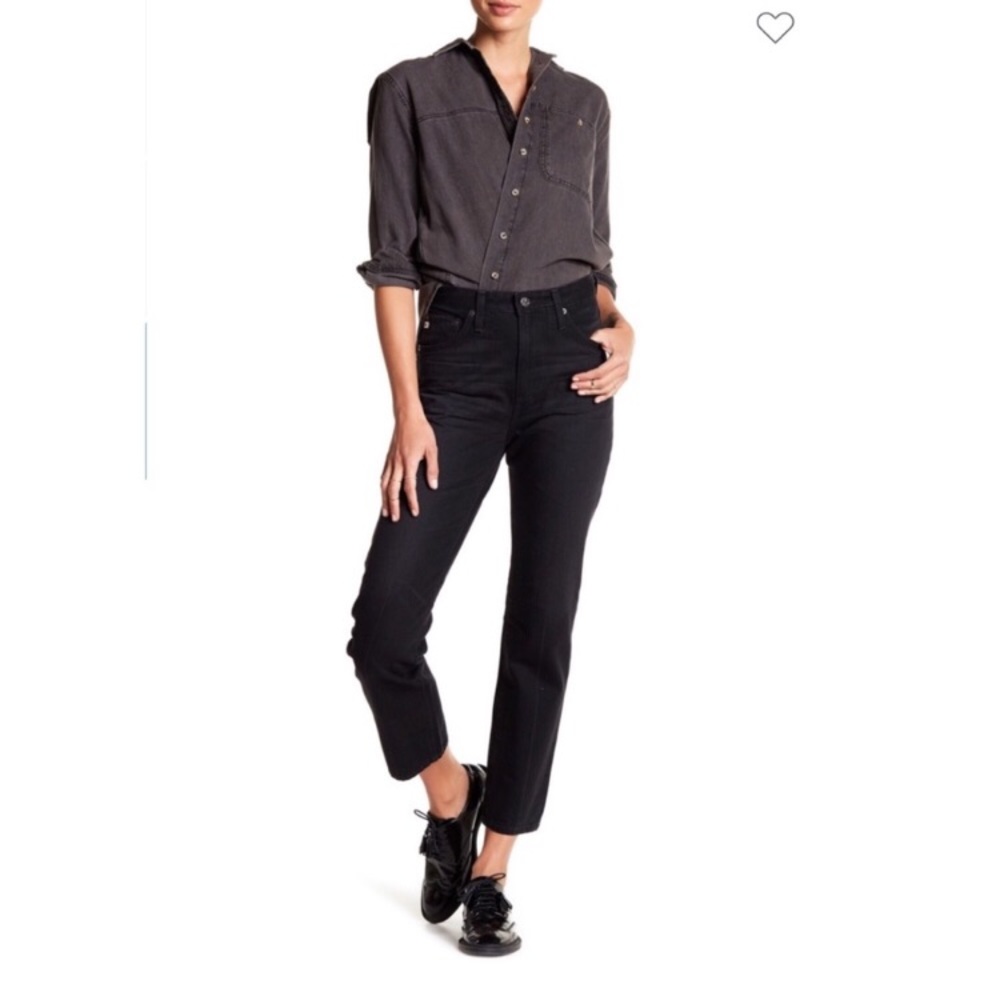 AG The Phoebe vintage high-waisted jeans